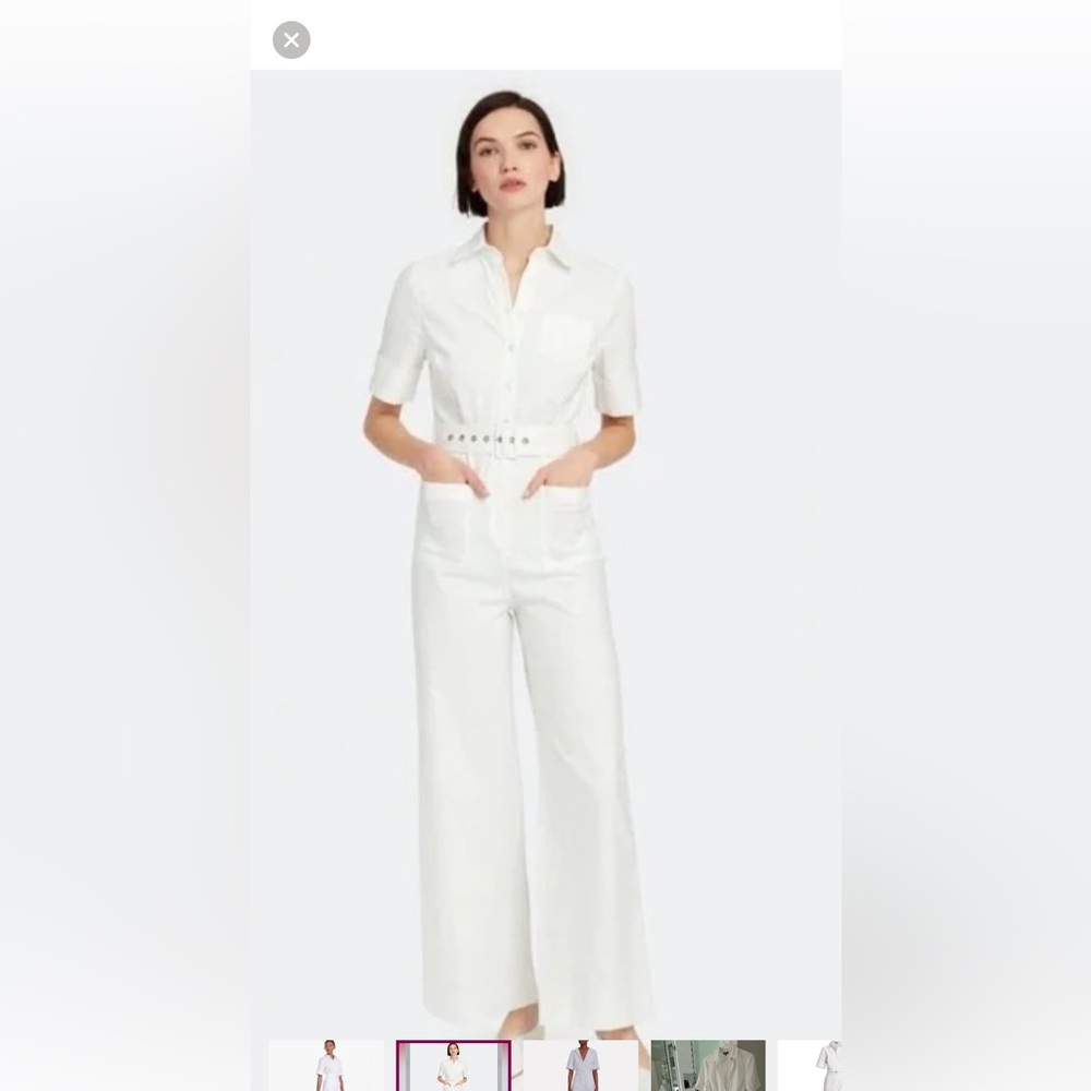 Staud linen jumpsuit